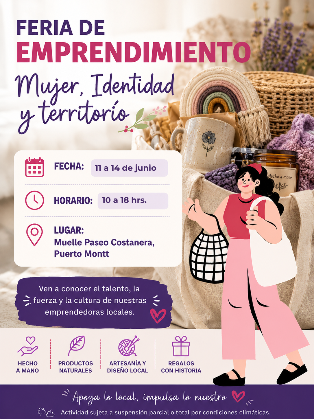 Expo Feria Mujeres, Identidad y Territorio – 11 al 14 de junio